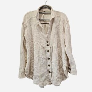 Free People Oversized Textured Top